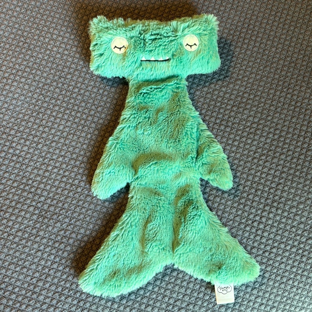 Slumberkins Turquoise hammerhead snuggler